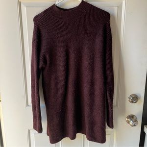 Long Sweater- Maroon